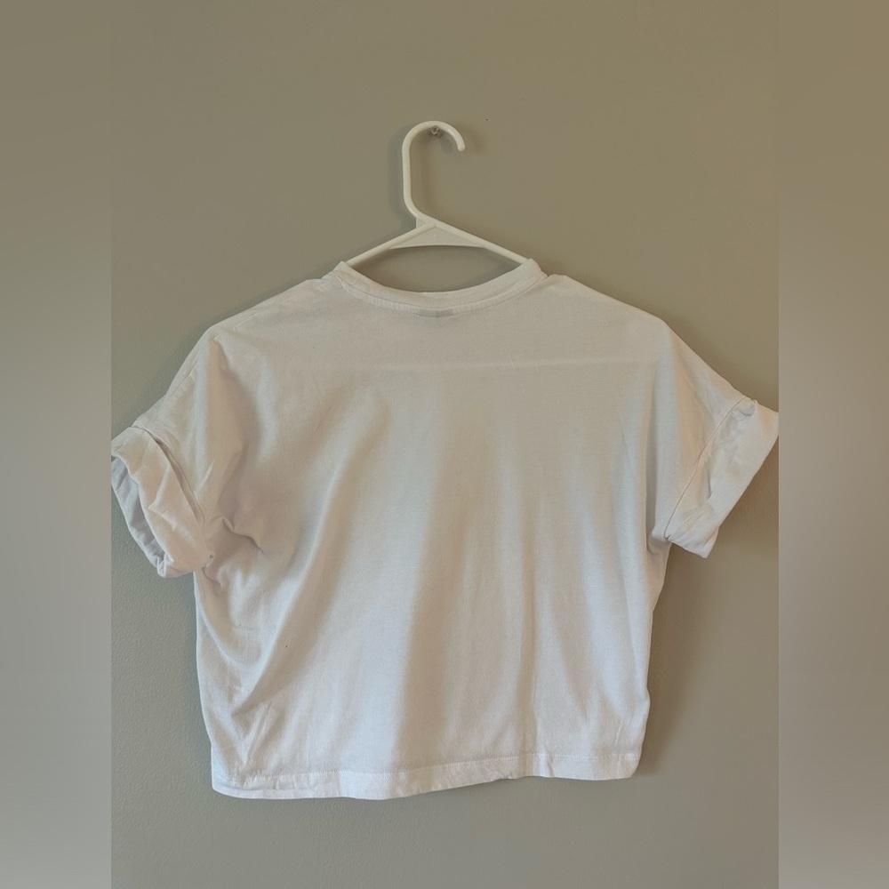 ASOS basic white tee cropped - Picture 2 of 4
